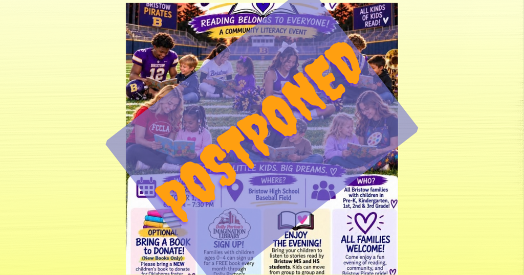 Readers on Field Postponed