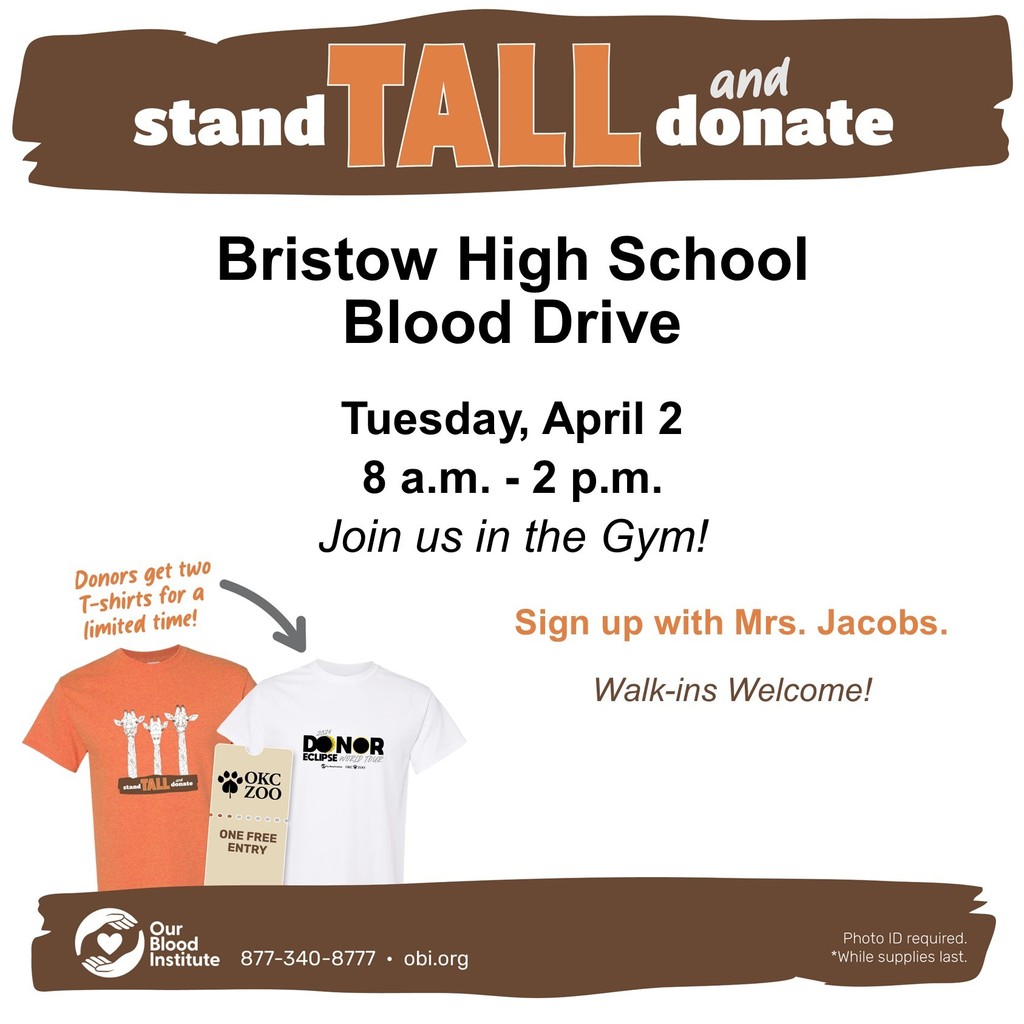 Blood Drive Tomorrow!