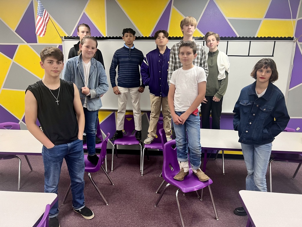 Students dressed for Outsider's Day