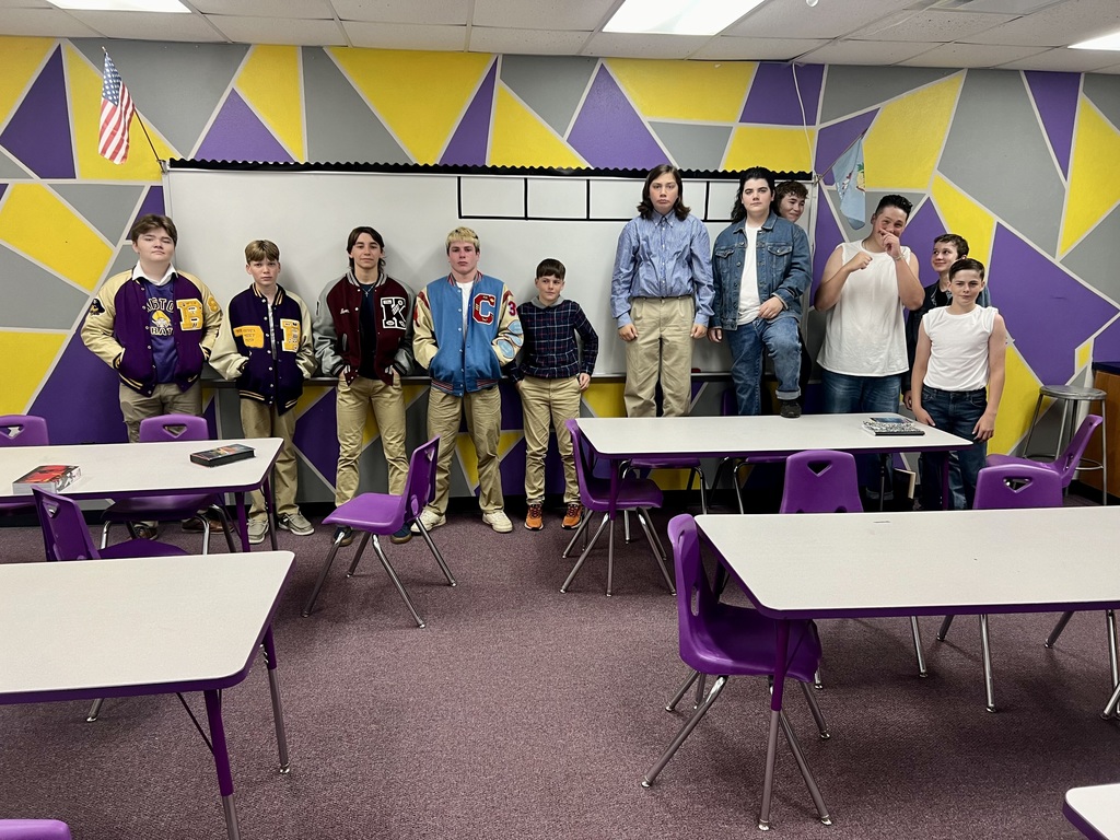 Students dressed for Outsider's Day