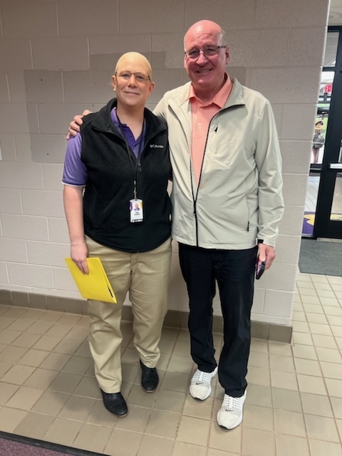 Teachers Dressed Up for Principal's Day