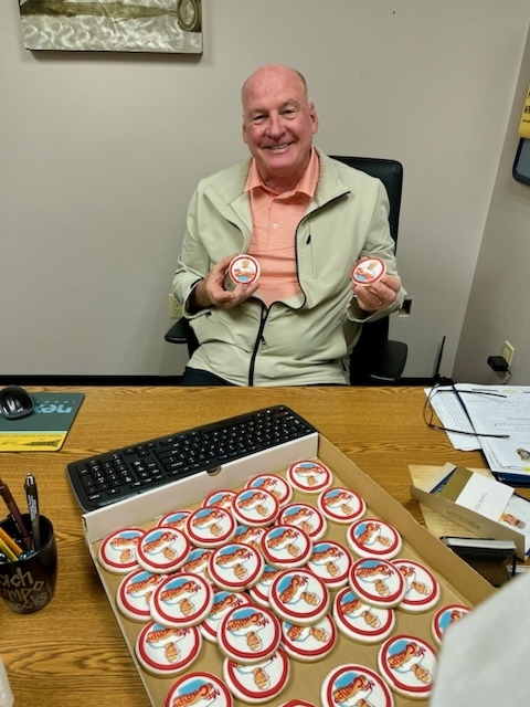 Teachers Dressed Up for Principal's Day