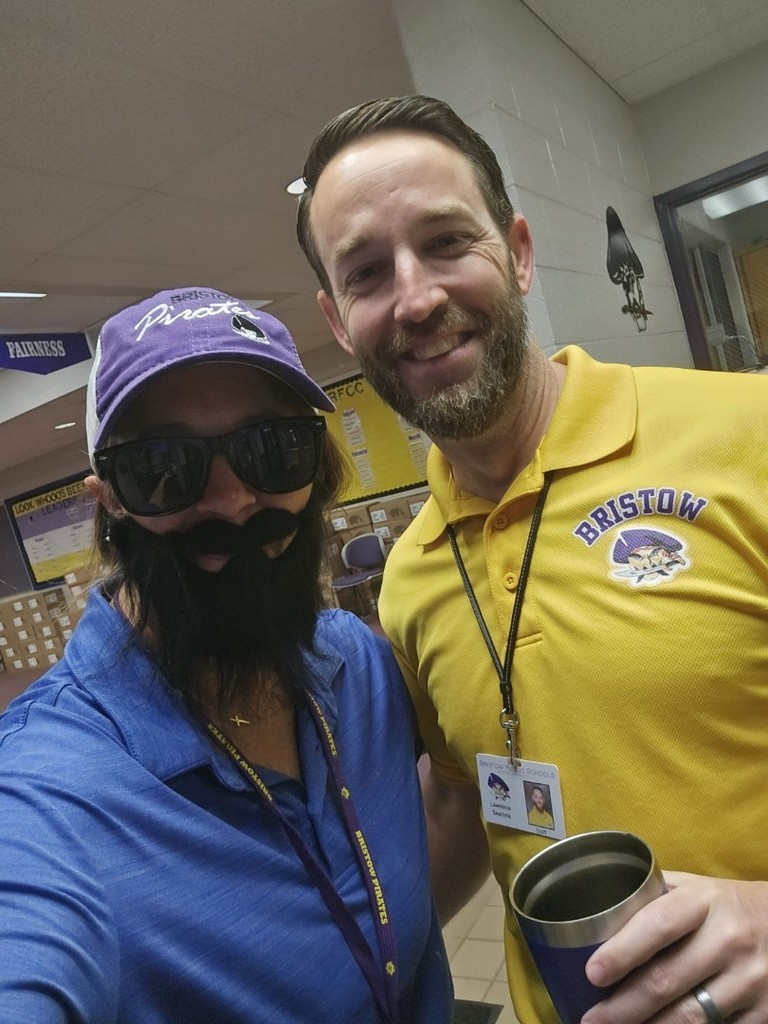 Teachers Dressed Up for Principal's Day