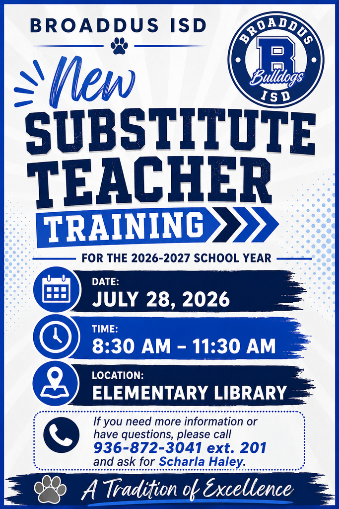 New Substitute Training