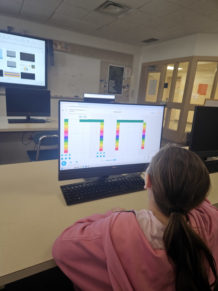 girl at computer