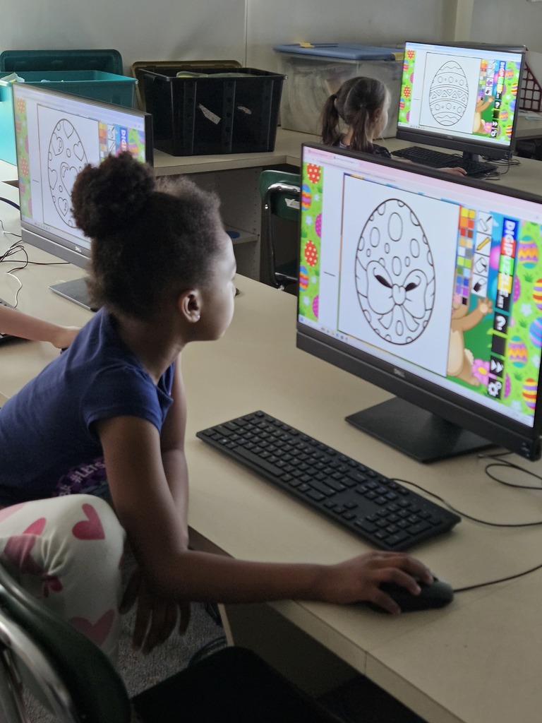 girl at computer