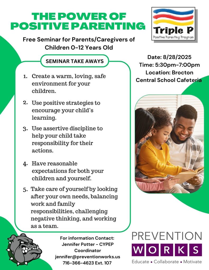 The Power of Positive Parenting flyer