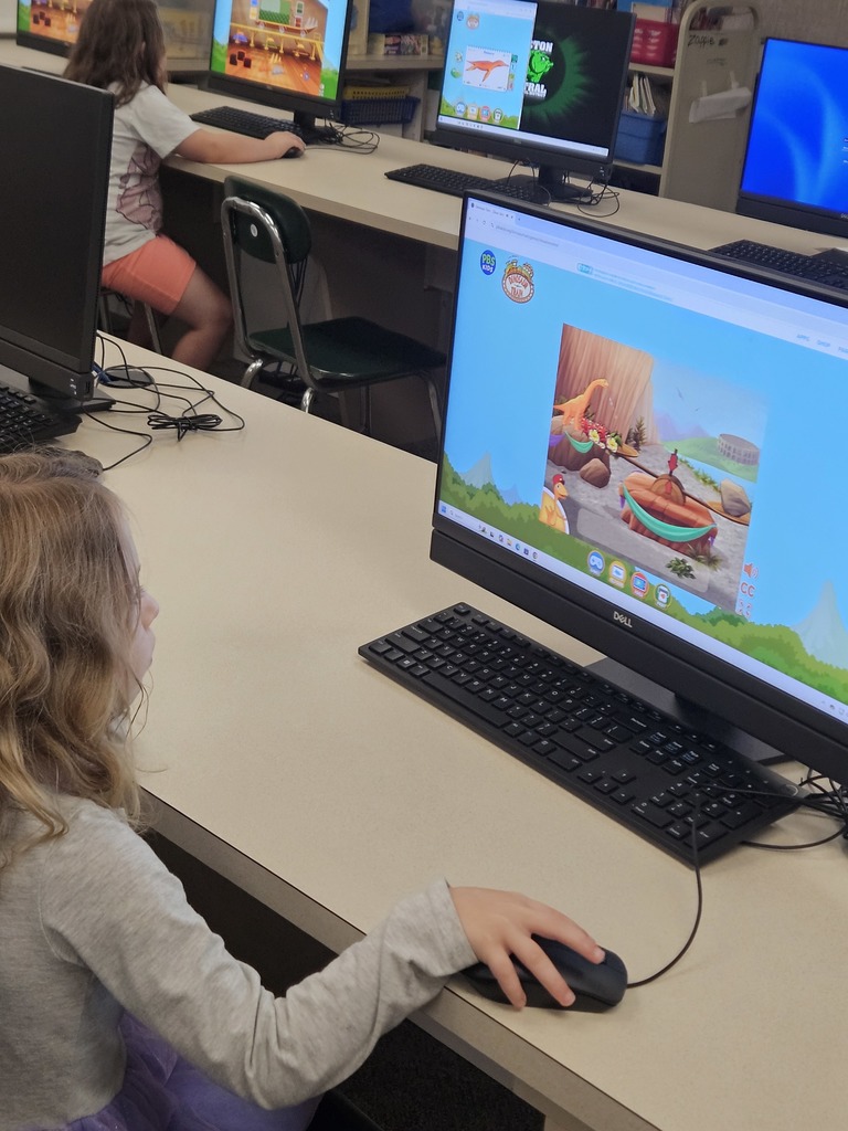 girl at computer