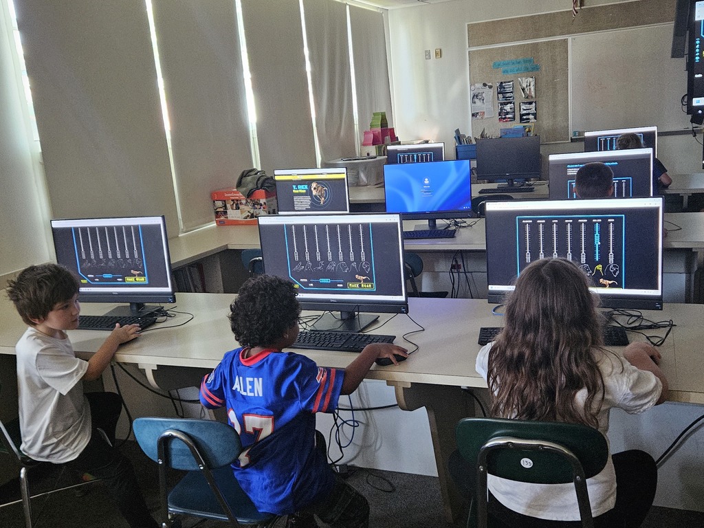 students using sound mixer