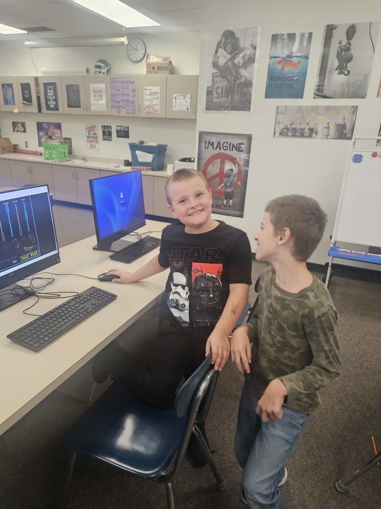 Boys at computers