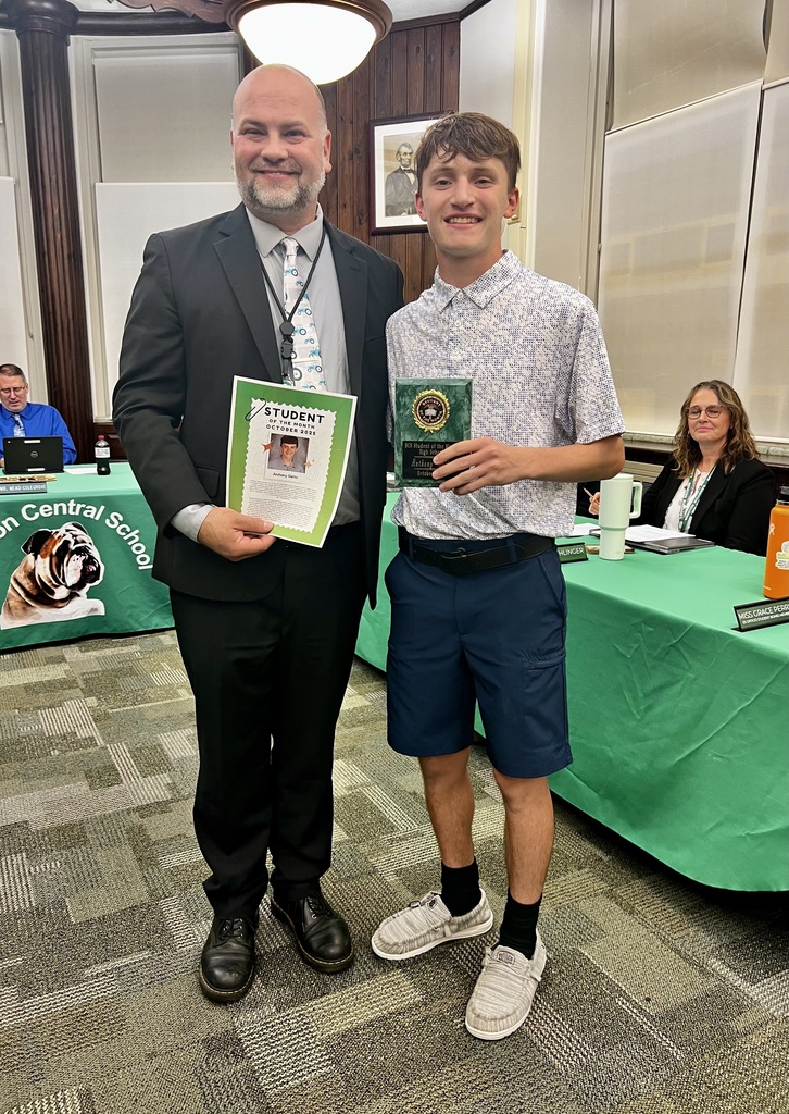 October 2025 High School Student of the Month