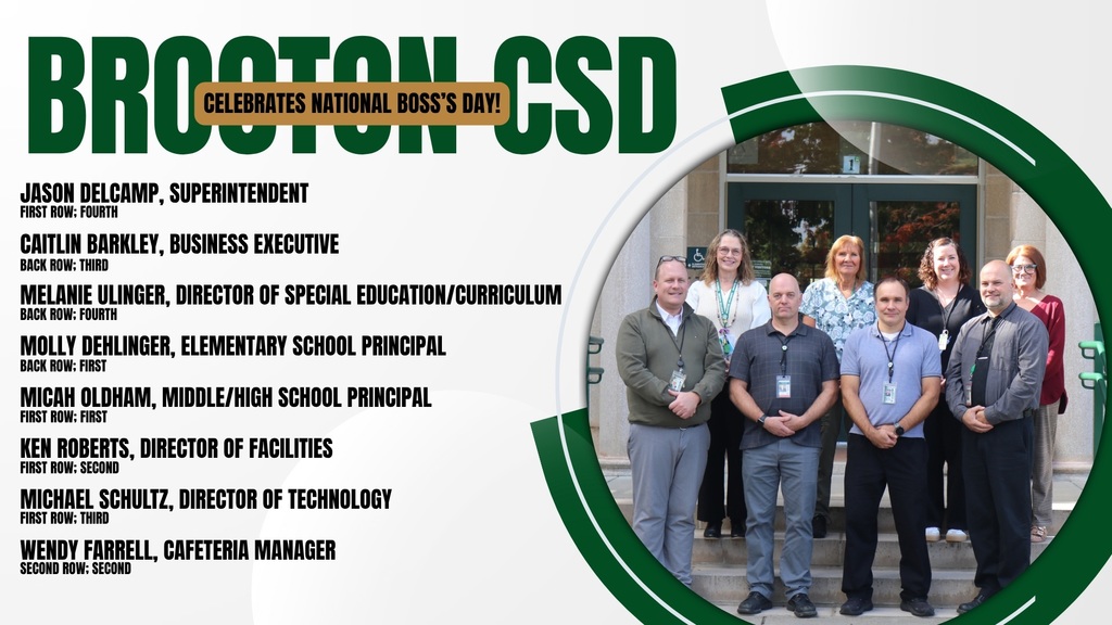 Brocton CSD Celebrates National Boss's Day