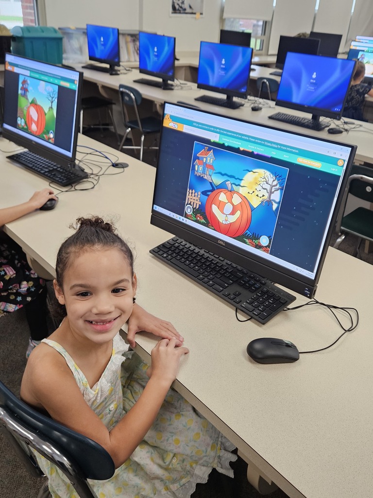 girl at computer