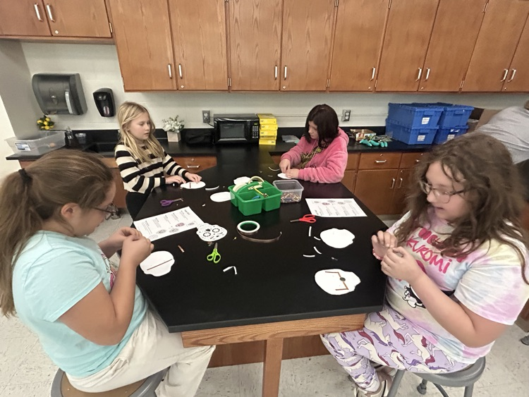 grade 5 paper circuit sugar skull stem