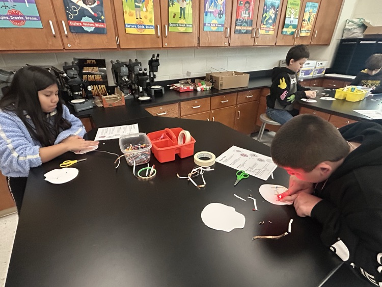 grade 5 paper circuit sugar skull stem