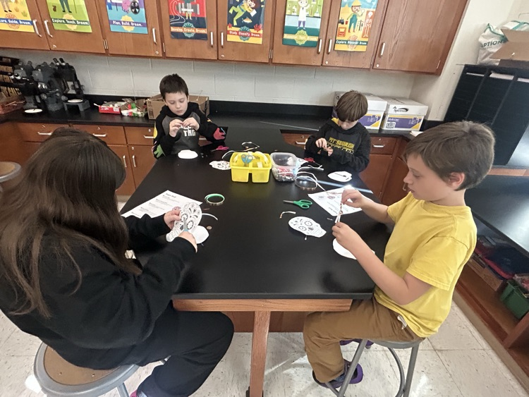 grade 5 paper circuit sugar skull stem