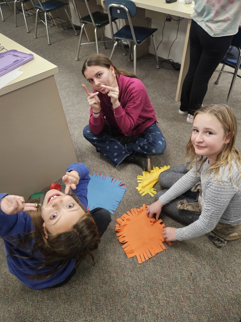 Students working together