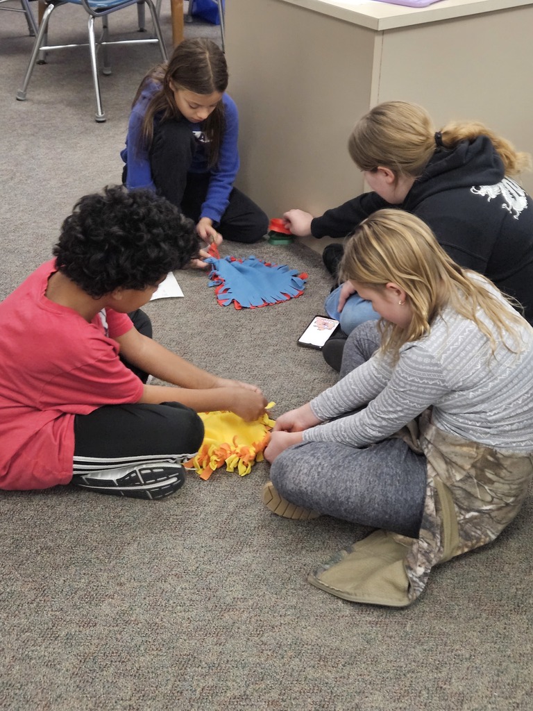 students working together