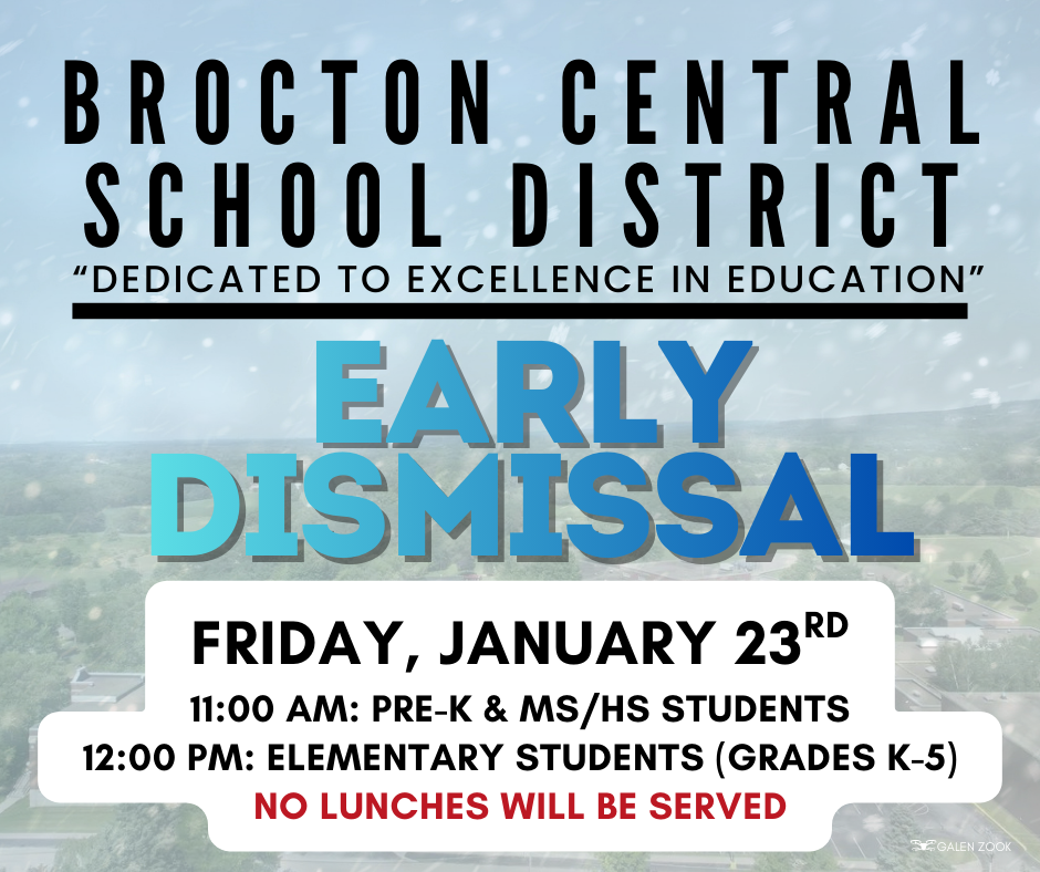Early Dismissal (1/23/26)