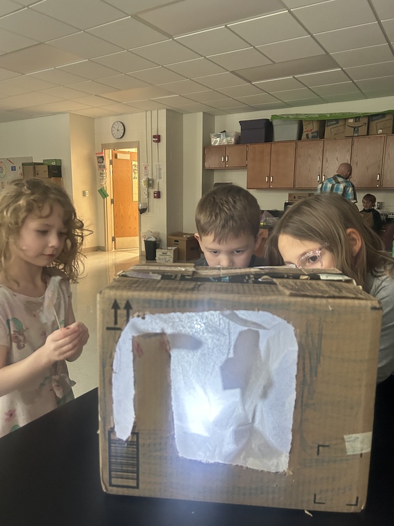 First Grade Mitten Shadow Puppet Project