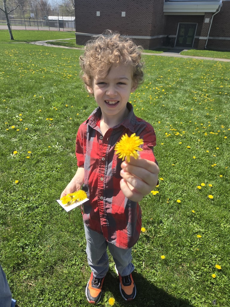 boy with flowers