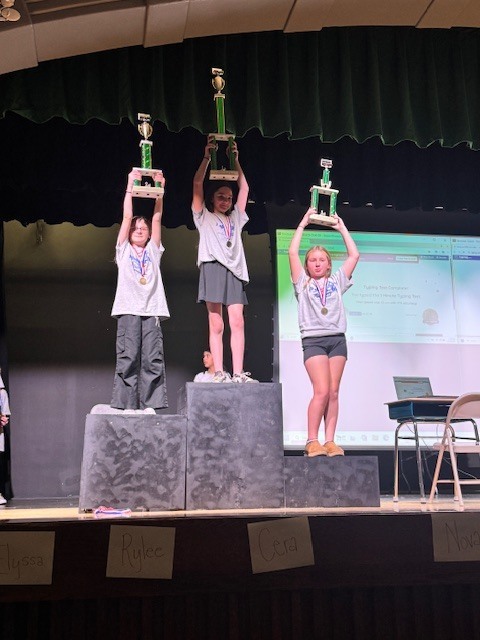 1st Place: Elyssa McNiff, 2nd Place: Nadalie Dituri, 3rd Place: Ellie Arnold