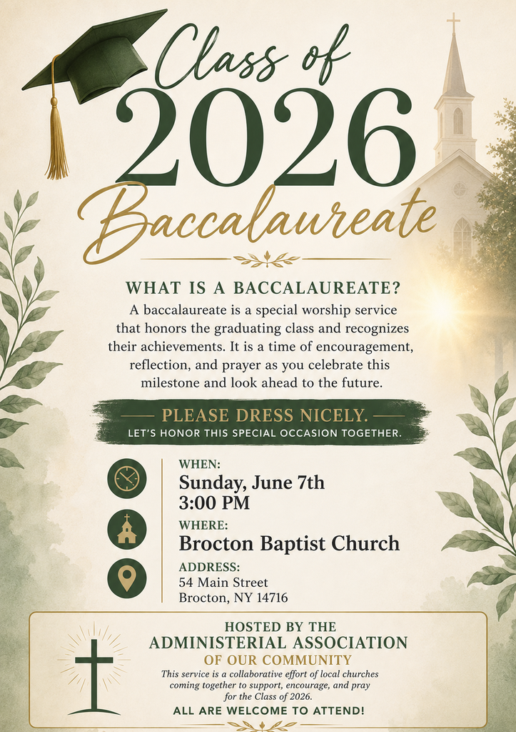 Invitation to the Baccalaureate