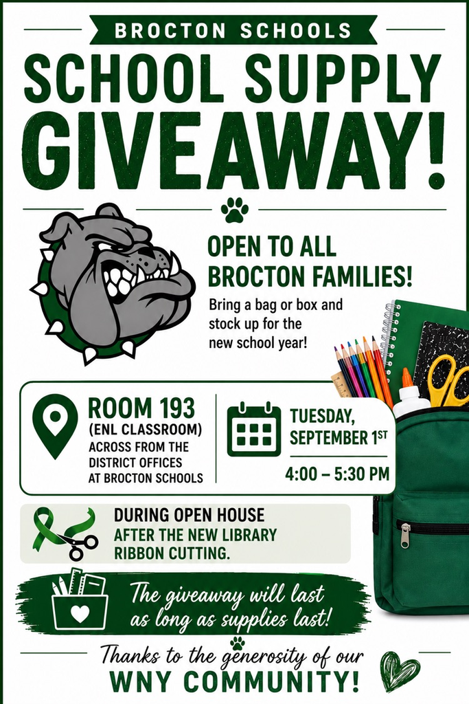 open house . school supplies 