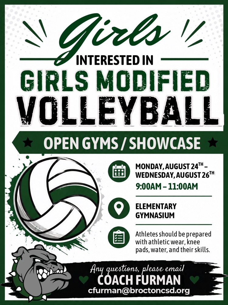 girls interested in modified volleyball