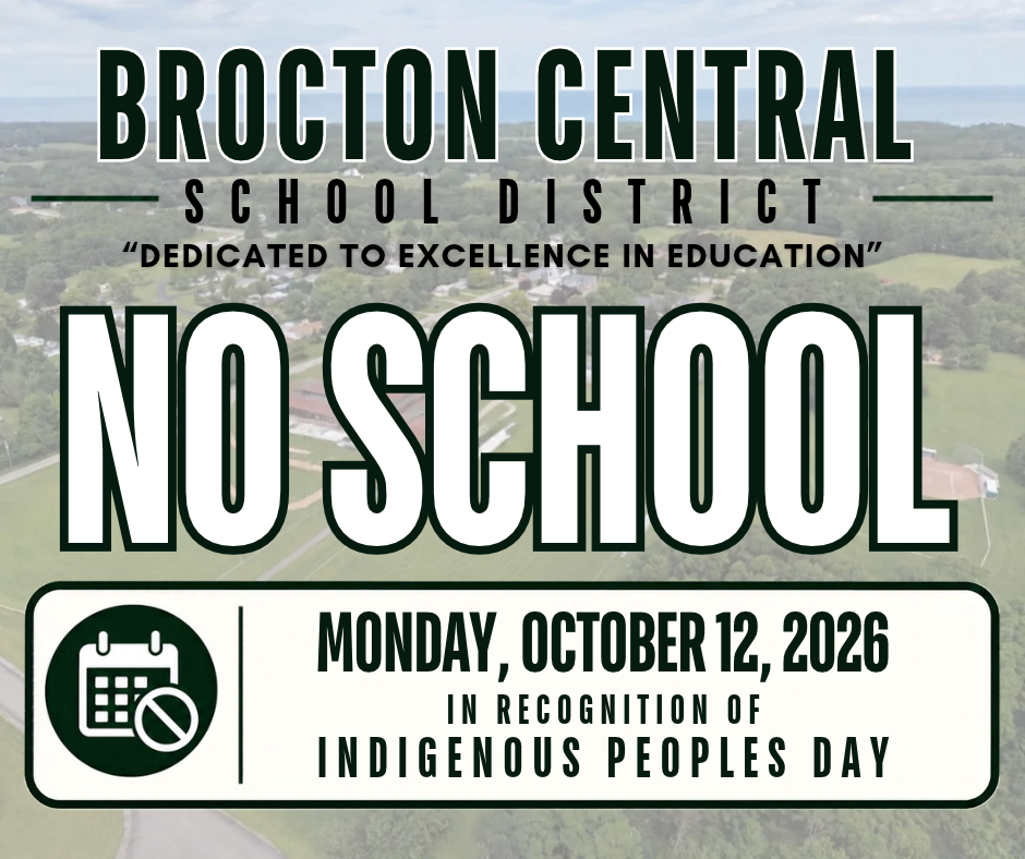No School Reminder- Indigenous Peoples Day