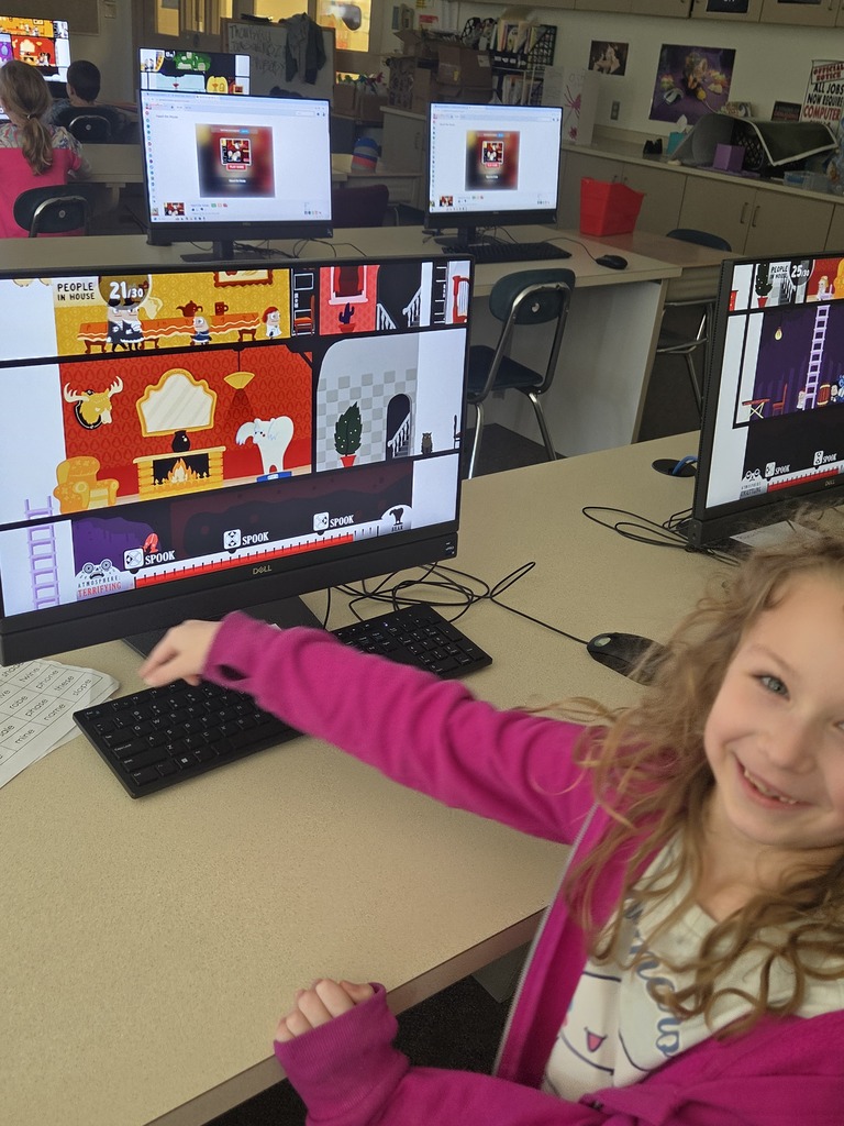 girl at computer
