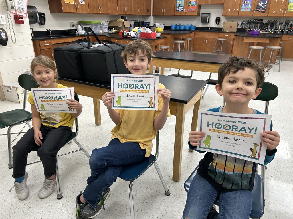 Successmaker students of the month