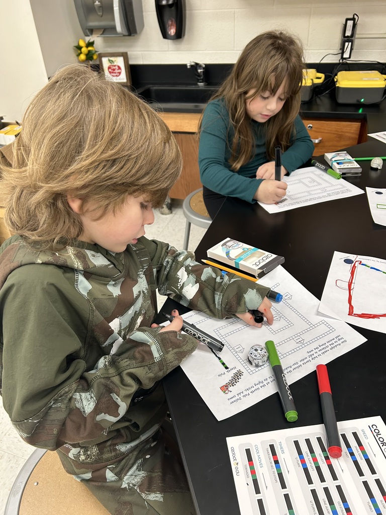 Second grade coding with Ozobots