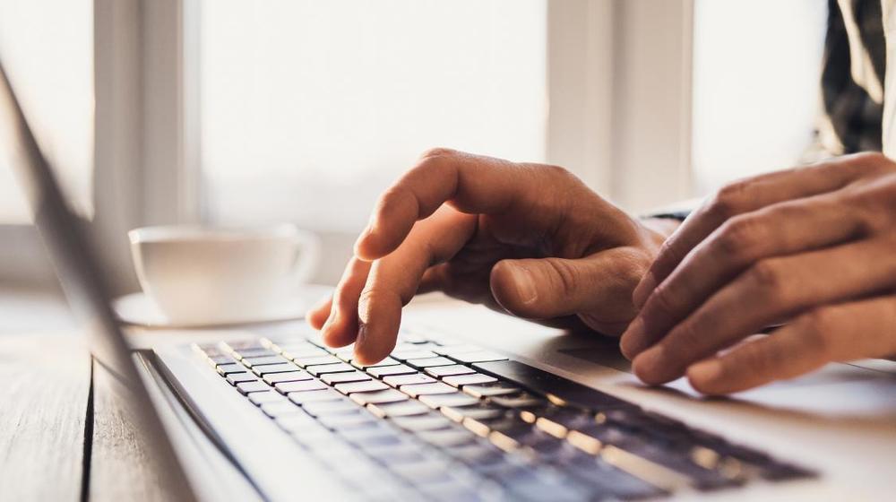 Picture of laptop computer.