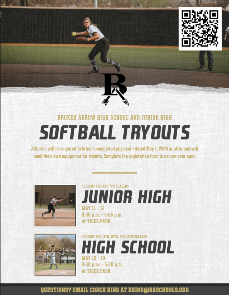 Broken Arrow Softball: Tryout Information – 2026