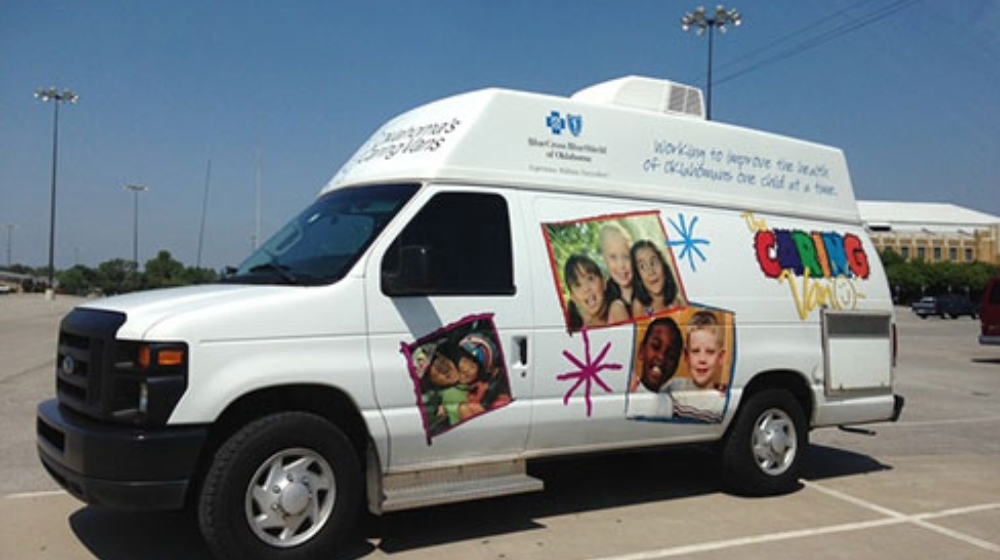 Picture of the Caring Van.