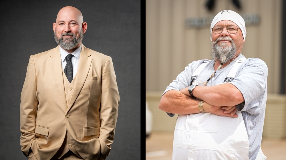 Picture of Robert Dumas and Brett Charlton.