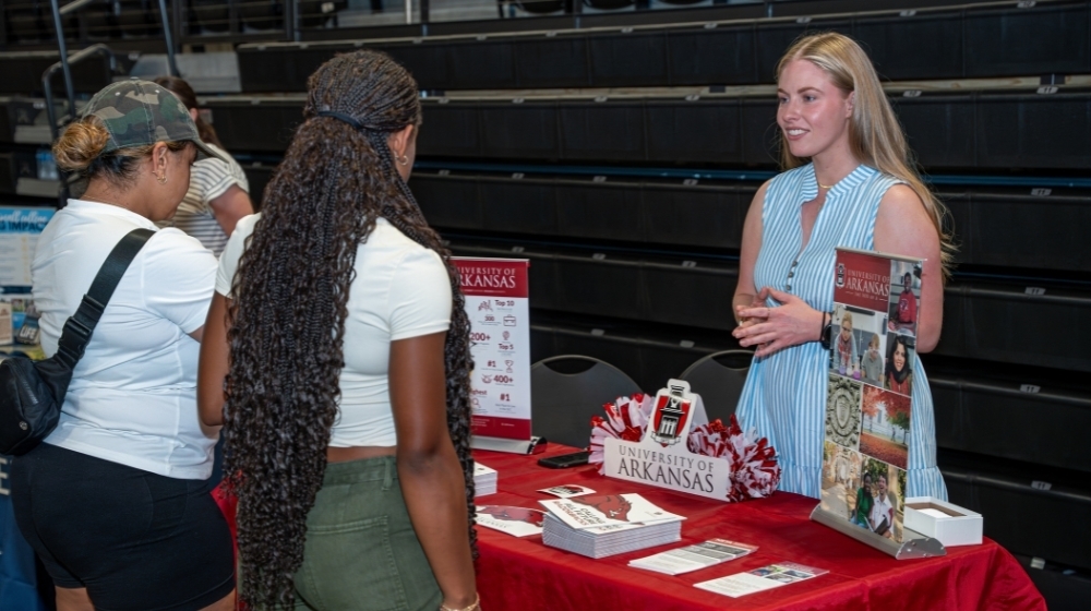 Picture of students attending College Fest.