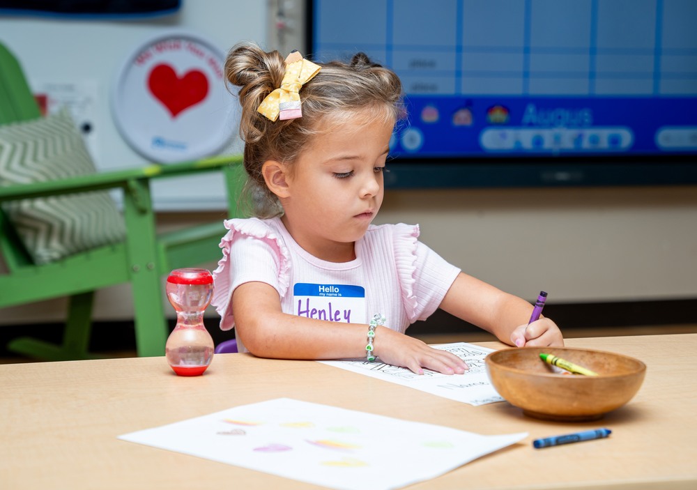 Picture of kindergarten student.