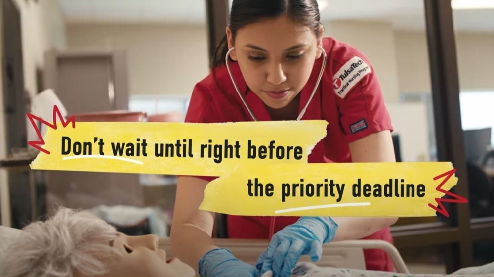 Picture of a nursing student.