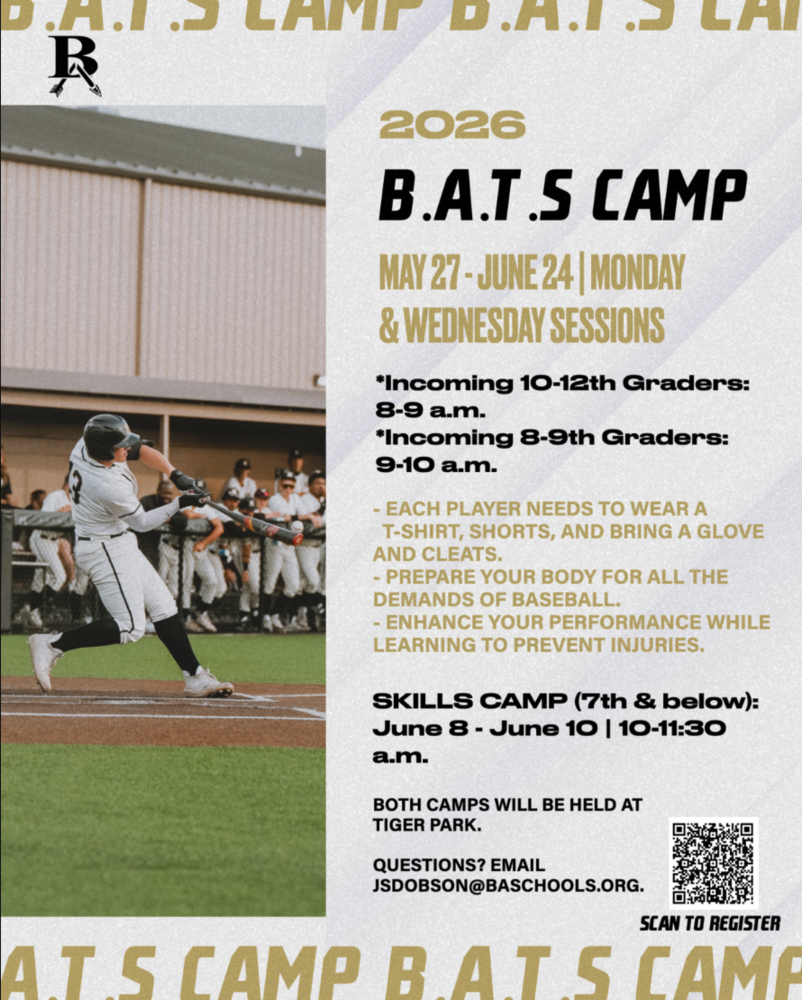 Broken Arrow Baseball: Camp Information | 2026