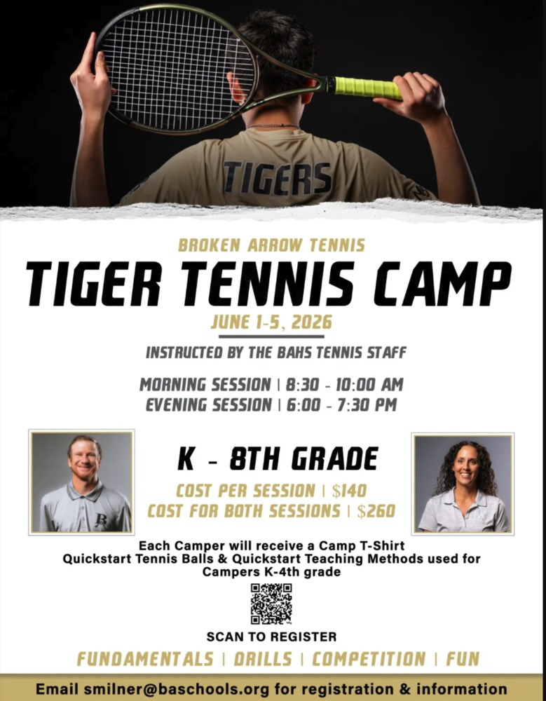 Broken Arrow Tennis: Camp Information – 2026