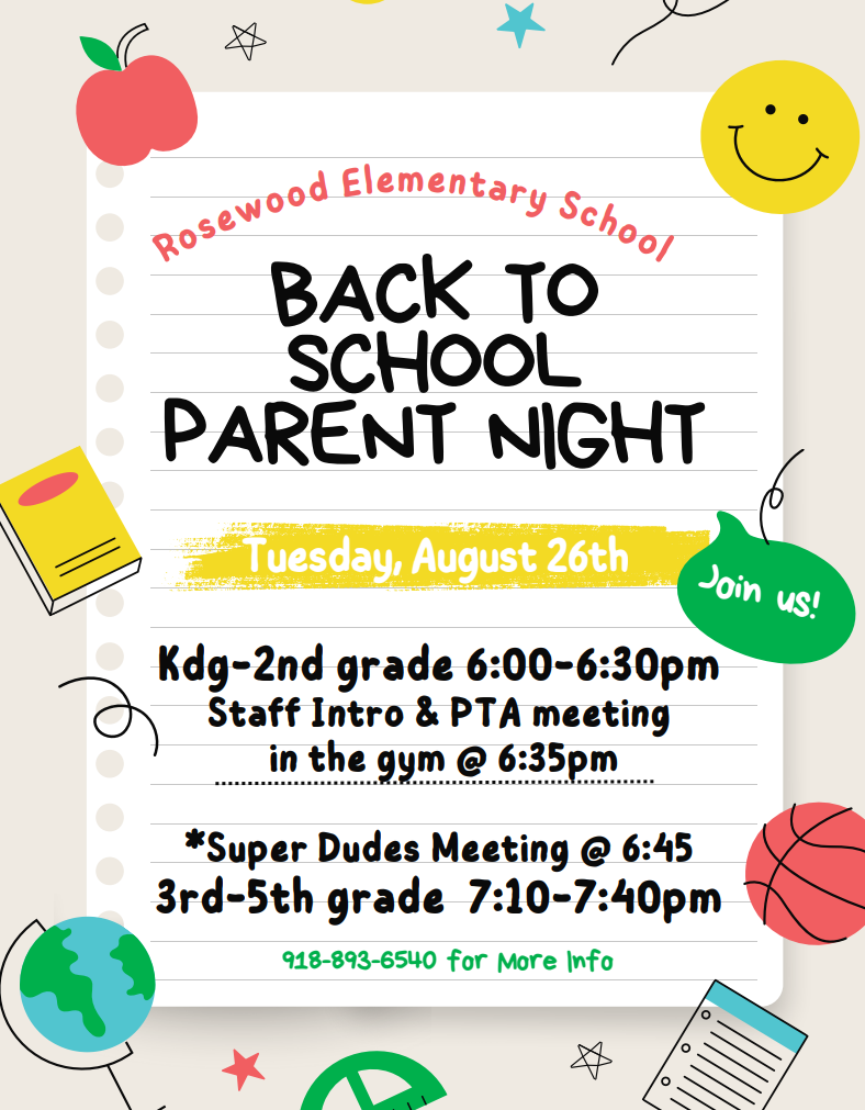 Back to School Parent Night