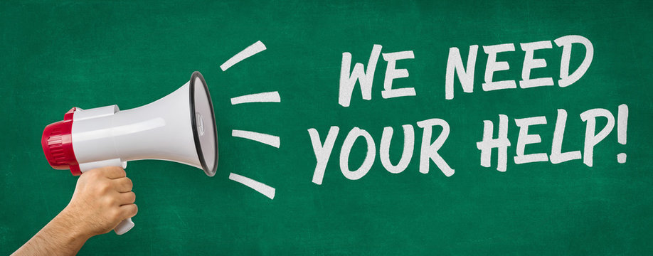 We Need Your Help!