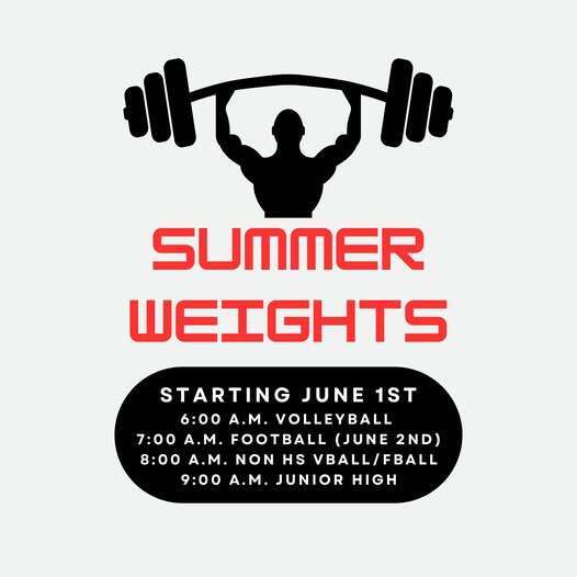 weight room schedule