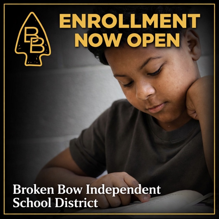enroll graphic with boy reading 