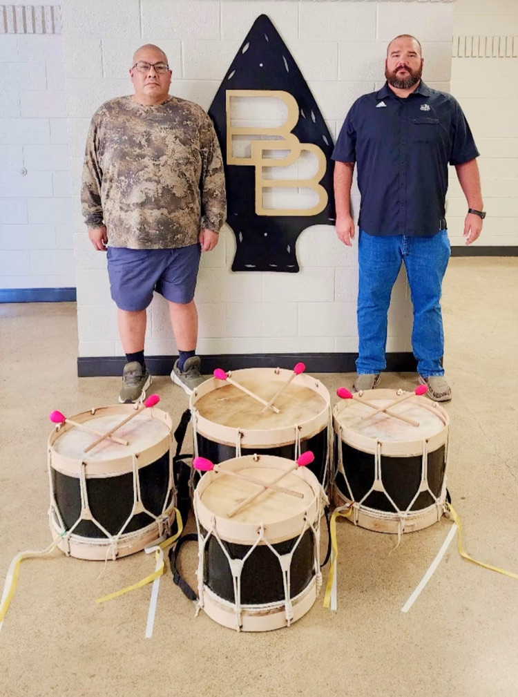 men with drums