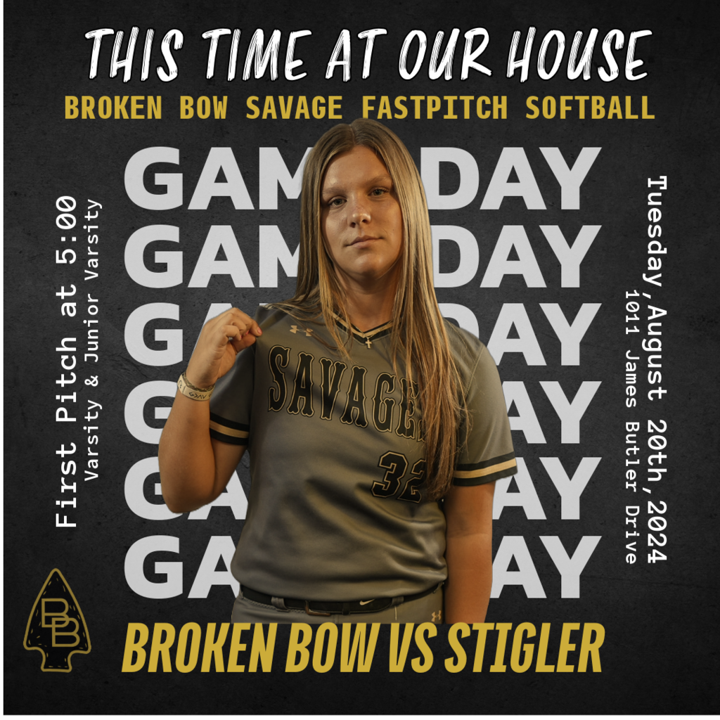 Game day softball graphic