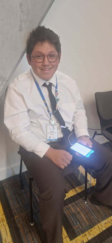 Alexis Cervantes at the YMCA Conference on National Affairs