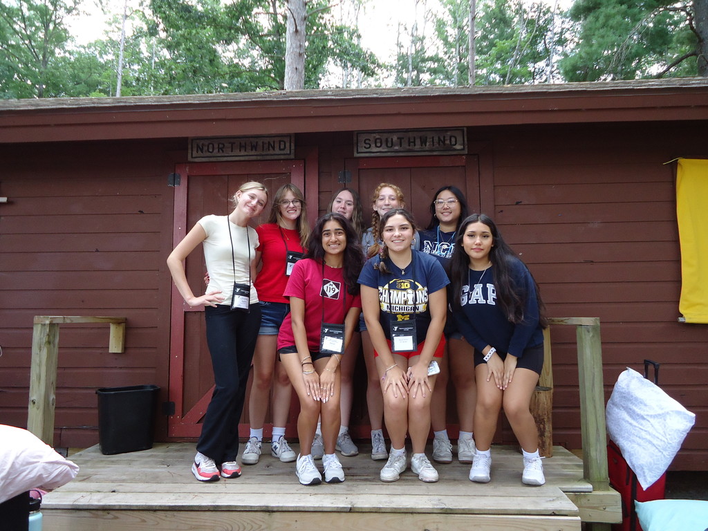 Hailey and Danna at the YMCA Delegation Leadership Retreat in Traverse City